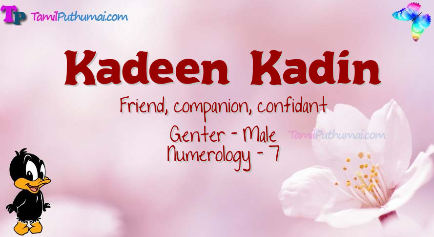 Kadeen  Kadin-babyname-meaning